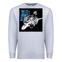 Heather Grey Buddy Guy  Best Player Bluess Legend Premium Sweatshirt - linhVisuals