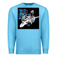 Ocean Blue Buddy Guy  Best Player Bluess Legend Premium Sweatshirt - linhVisuals