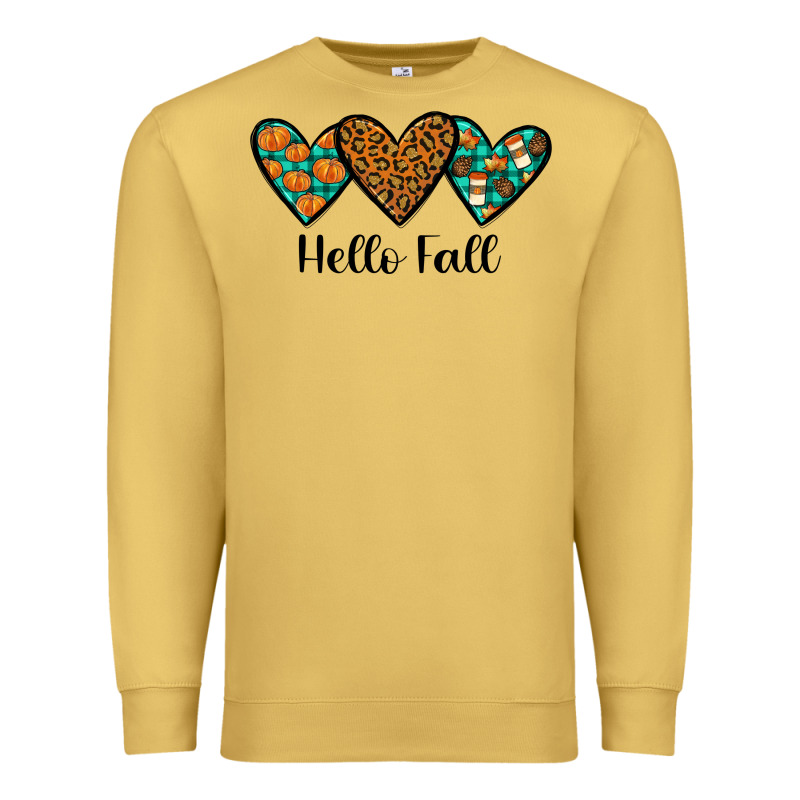 Hello Fall Premium Sweatshirt by JahusDesignShop | Teevron