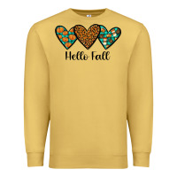 Antique Gold hello fall Premium Sweatshirt - JahusDesignShop