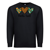 Black hello fall Premium Sweatshirt - JahusDesignShop
