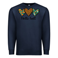 Navy hello fall Premium Sweatshirt - JahusDesignShop