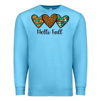 Ocean Blue hello fall Premium Sweatshirt - JahusDesignShop