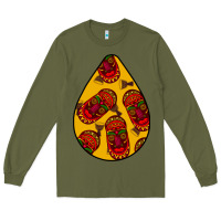 African Masks Teardrop  5 Long Sleeve Tee | Teevron