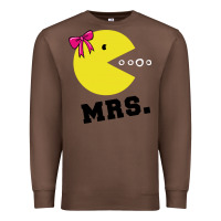 Chestnut Mrs Pacman Premium Sweatshirt - linhVisuals