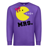Purple Mrs Pacman Premium Sweatshirt - linhVisuals