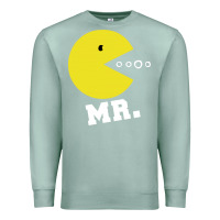 Seafoam Mr Pacman Premium Sweatshirt - linhVisuals