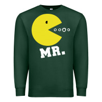 Sports Green Mr Pacman Premium Sweatshirt - linhVisuals