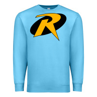 Ocean Blue Robin Premium Sweatshirt - linhVisuals