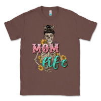 Chestnut Mom life with skull Mother's Day Classic Tee - CowGirlArtShop