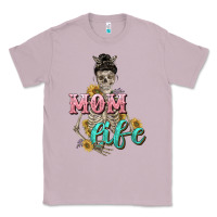 Lilac Mom life with skull Mother's Day Classic Tee - CowGirlArtShop