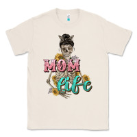 Natural Mom life with skull Mother's Day Classic Tee - CowGirlArtShop