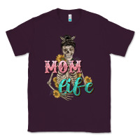 Plum Mom life with skull Mother's Day Classic Tee - CowGirlArtShop