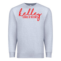 Heather Grey kelley school of business Premium Sweatshirt - linhVisuals