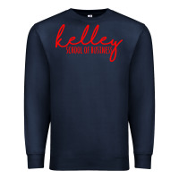 Navy kelley school of business Premium Sweatshirt - linhVisuals