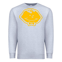 Heather Grey lemonhead vintage Premium Sweatshirt - linhVisuals