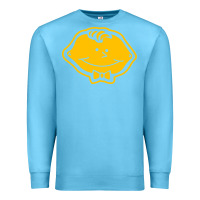 Ocean Blue lemonhead vintage Premium Sweatshirt - linhVisuals