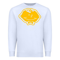 White lemonhead vintage Premium Sweatshirt - linhVisuals