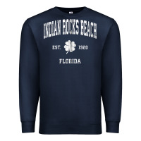 Navy indian rocks beach florida vintage shamrock sports zip hoodie Premium Sweatshirt - linhVisuals