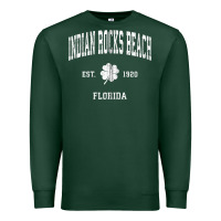 Sports Green indian rocks beach florida vintage shamrock sports zip hoodie Premium Sweatshirt - linhVisuals