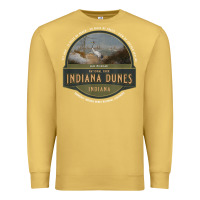 Antique Gold indiana dunes national park lake michigan beach trails t shirt Premium Sweatshirt - linhVisuals