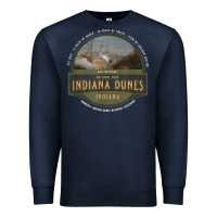 Navy indiana dunes national park lake michigan beach trails t shirt Premium Sweatshirt - linhVisuals