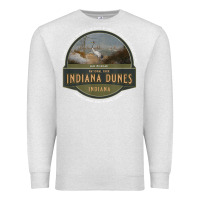 Oatmeal Heather indiana dunes national park lake michigan beach trails t shirt Premium Sweatshirt - linhVisuals