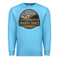 Ocean Blue indiana dunes national park lake michigan beach trails t shirt Premium Sweatshirt - linhVisuals