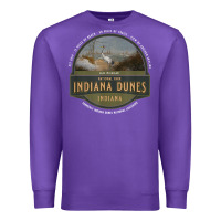 Purple indiana dunes national park lake michigan beach trails t shirt Premium Sweatshirt - linhVisuals