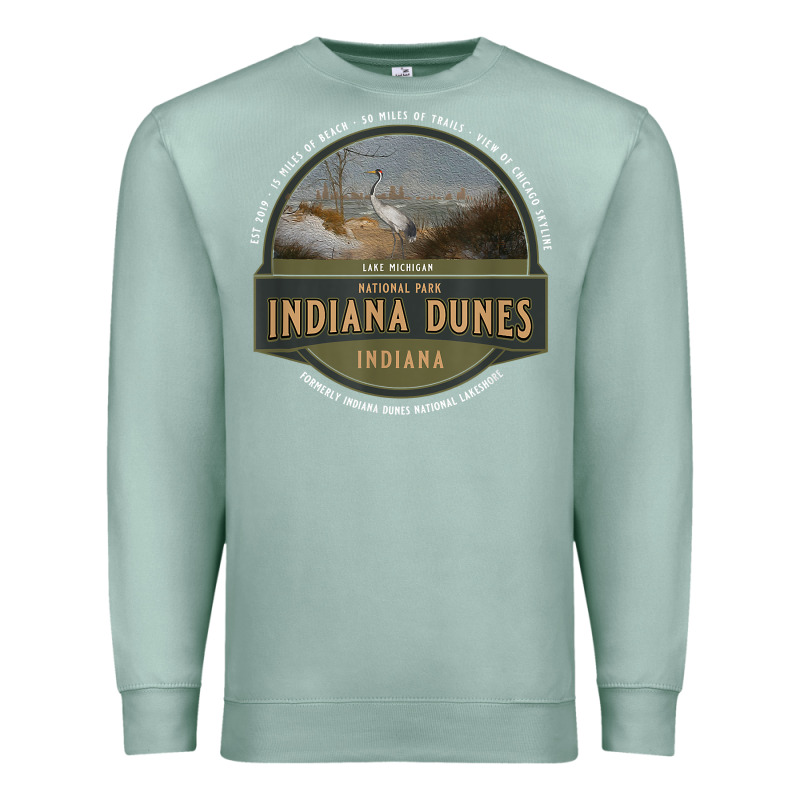 Indiana Dunes National Park Lake Michigan Beach Trails T Shirt Premium Sweatshirt by linhVisuals | Teevron