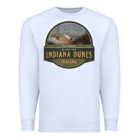 White indiana dunes national park lake michigan beach trails t shirt Premium Sweatshirt - linhVisuals