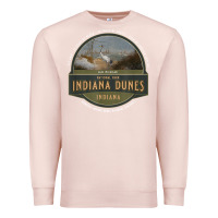 Pale Pink indiana dunes national park lake michigan beach trails t shirt Premium Sweatshirt - linhVisuals