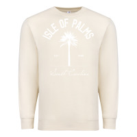 Sandshell isle of palms sc palm tree isle of palms beach gift pullover hoodie Premium Sweatshirt - linhVisuals