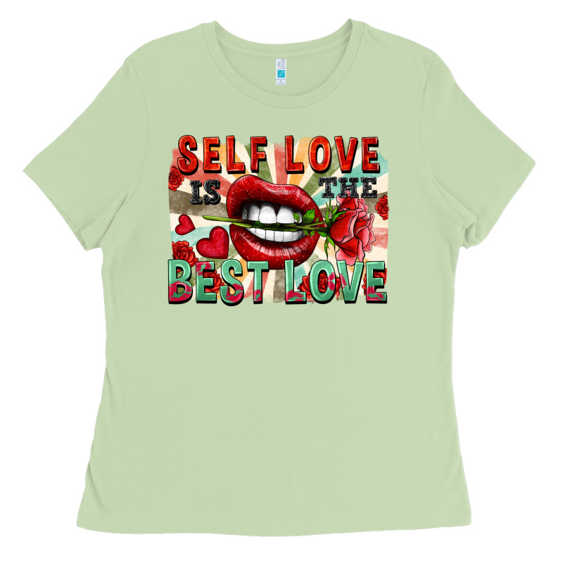 Self Love Is The Best Love Ladies Tee by FaDigitalArtStudio | Teevron