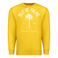 Lemon isle of palms sc palm tree isle of palms beach gift pullover hoodie Premium Sweatshirt - linhVisuals