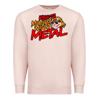 Pale Pink MONDAY NIGHT METAL Premium Sweatshirt - linhVisuals