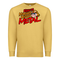 Antique Gold MONDAY NIGHT METAL Premium Sweatshirt - linhVisuals