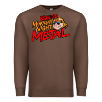 Chestnut MONDAY NIGHT METAL Premium Sweatshirt - linhVisuals