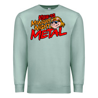 Seafoam MONDAY NIGHT METAL Premium Sweatshirt - linhVisuals