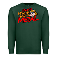 Sports Green MONDAY NIGHT METAL Premium Sweatshirt - linhVisuals