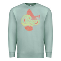 Seafoam VINTAGE CHICAGO Premium Sweatshirt - linhVisuals