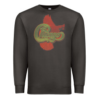 Smoke VINTAGE CHICAGO Premium Sweatshirt - linhVisuals