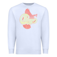 White VINTAGE CHICAGO Premium Sweatshirt - linhVisuals