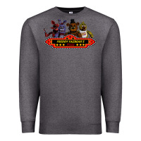Charcoal Heather FREDDY FAZBEAR'S Premium Sweatshirt - linhVisuals