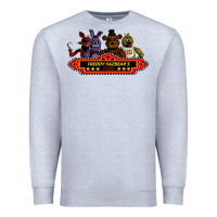 Heather Grey FREDDY FAZBEAR'S Premium Sweatshirt - linhVisuals
