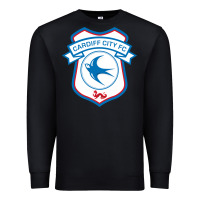Black cardiff-city-fc Premium Sweatshirt - linhVisuals