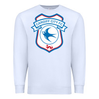 White cardiff-city-fc Premium Sweatshirt - linhVisuals
