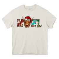 Cream noel long haired shaggy cow Heavy Core Tee - Jasminsmagicworld