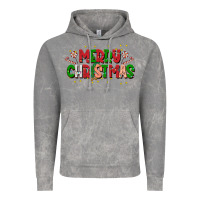 Cloud Rock festive merry christmas greeting Vintage Hoodie - CowhideDigitalArt