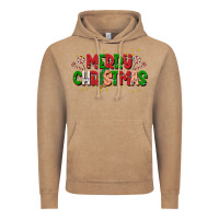 Vintage Coffee festive merry christmas greeting Vintage Hoodie - CowhideDigitalArt